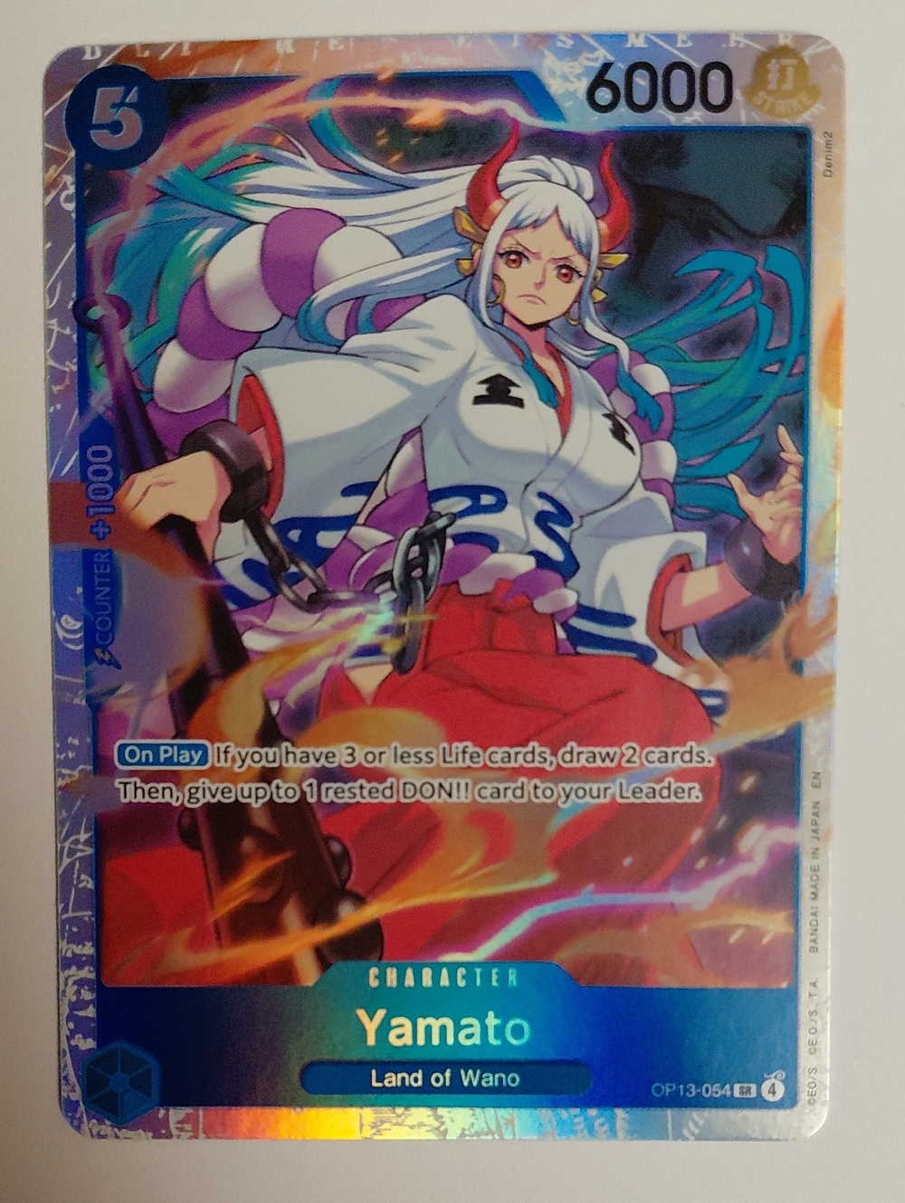Yamato SR Card - One Piece - OP13 - Carrying On His Will